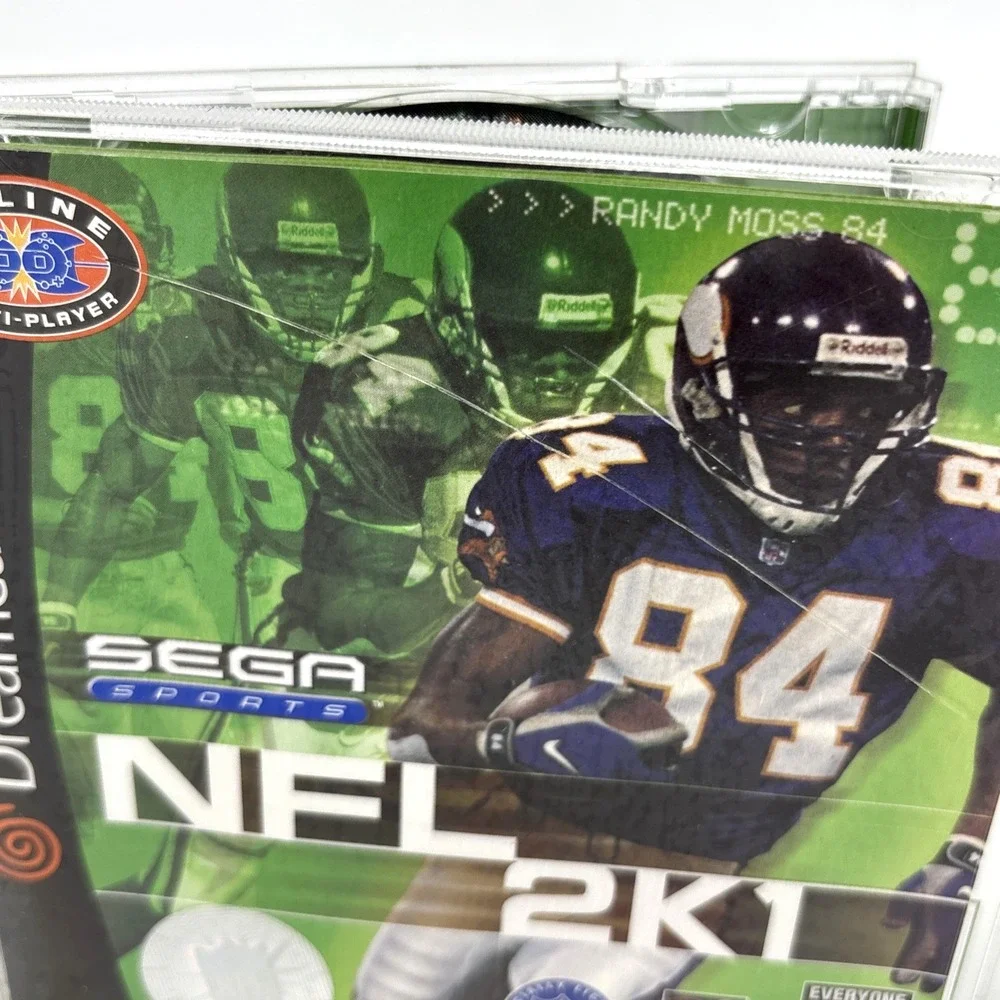 NFL 2K1  Sega Dreamcast Football Game 2000 Jewel‎ Case